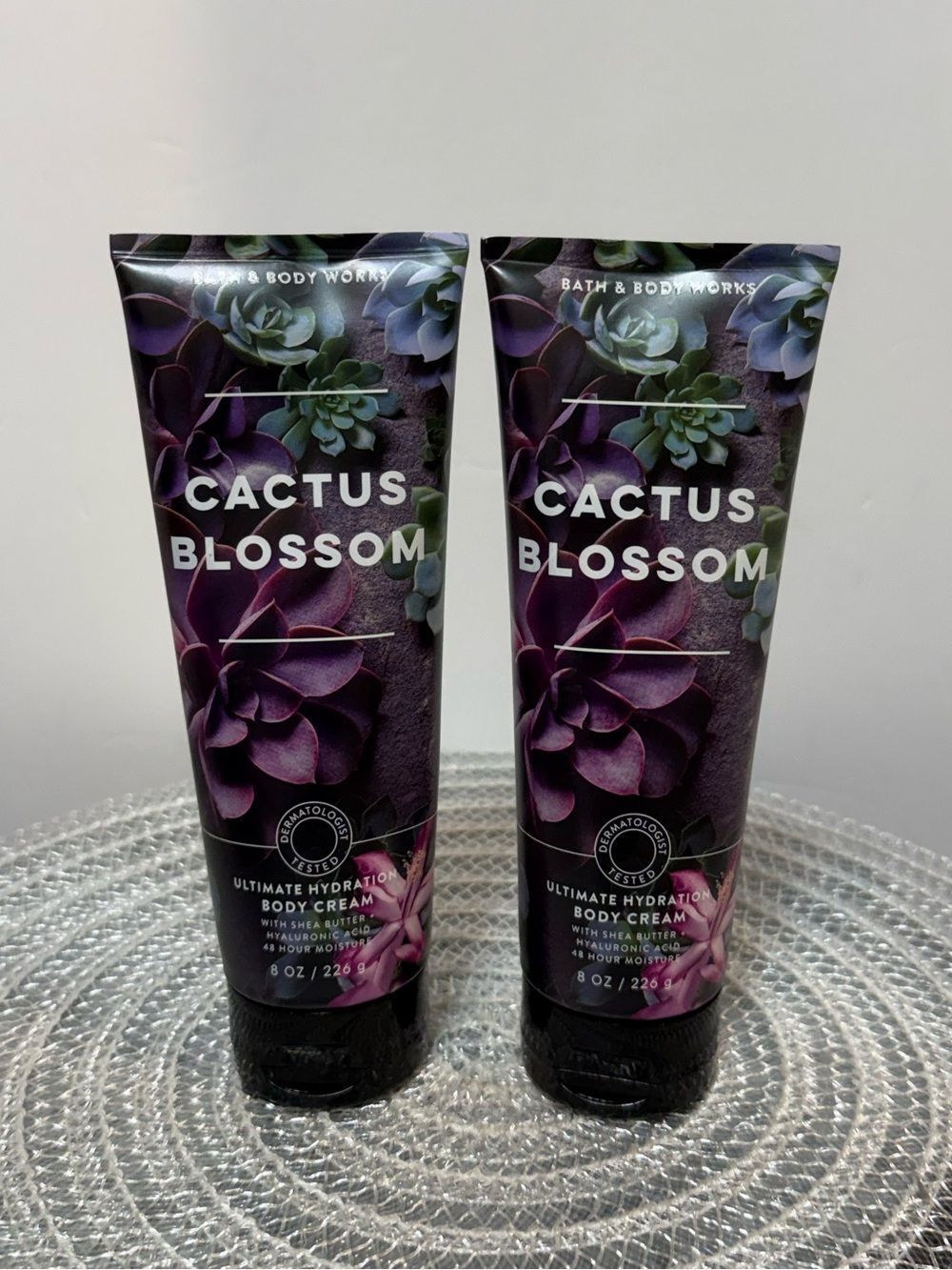 BBW Cactus Blossom Body Cream Set of 2 NWT